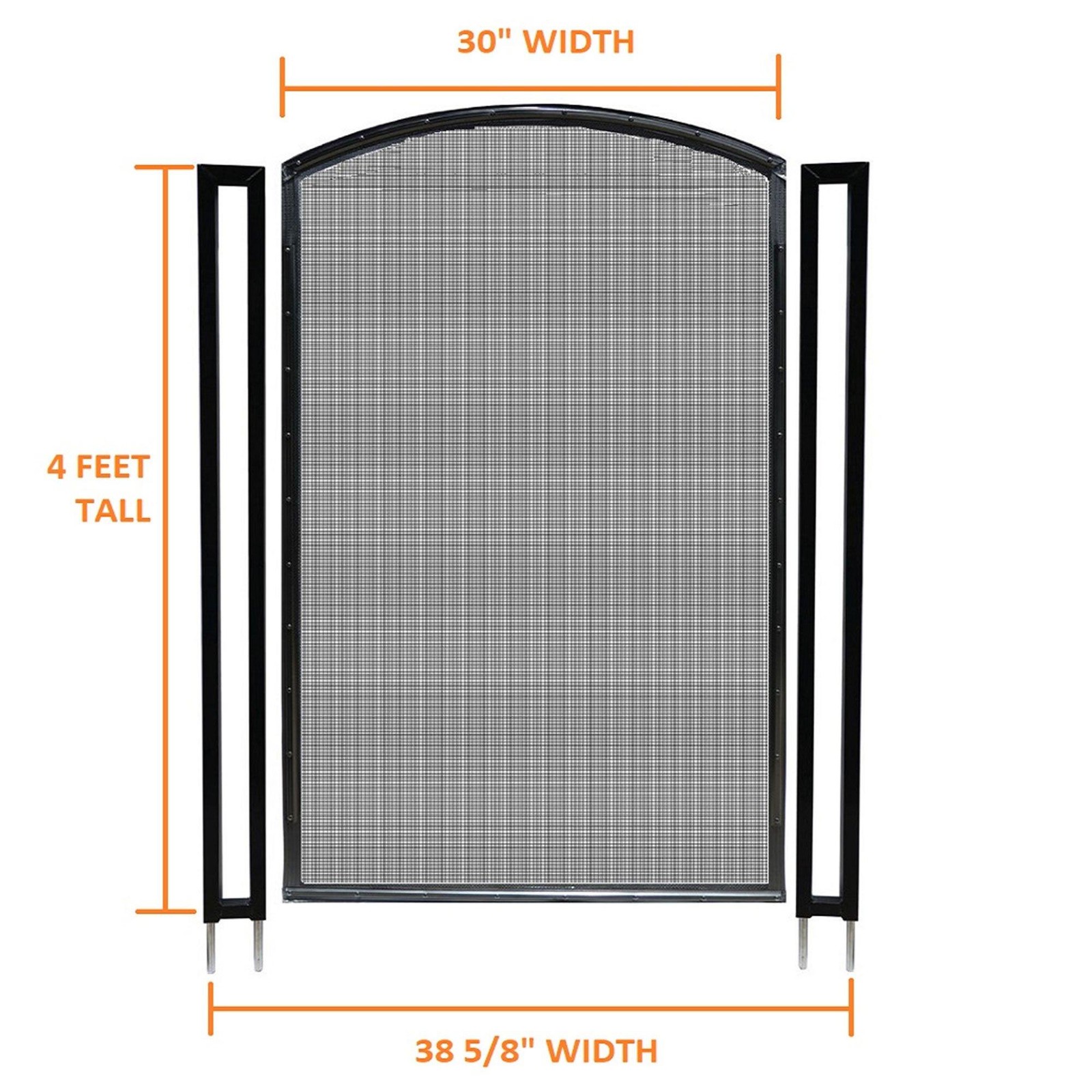 DIY Arch Gate - 48" Black DIY-GD111-A