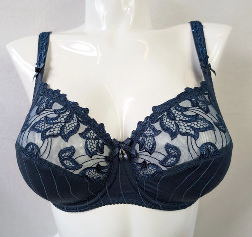 Prima Donna Primadonna Bra Womens Size 32D Black Deauville Lace Full Cup