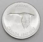 1967 Canadian Dollar   *80% SILVER*   AVE CIRCULATED **FREE SHIPPING**