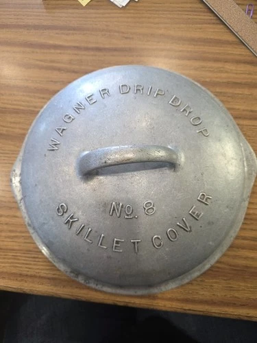 Wagner Drip Drop Skillet Cover No. 8 C-508 Aluminum Lid Only