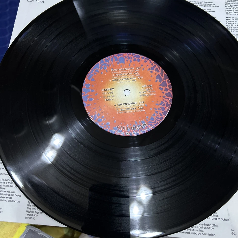 2 LPs JOURNEY–Escape E5C4P3 1981 (masterdisk) Departure 1980*FC36339  Exc  - Image 4 of 4
