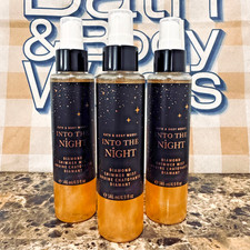 NEW Bath  Body Works Lot of 3 Into The Night Diamond Shimmer Mist Spray 4.9 oz