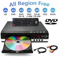 DVD Player HDMI für TV – Region Free, USB, Mini Player mit Kabel Fernbedienung
