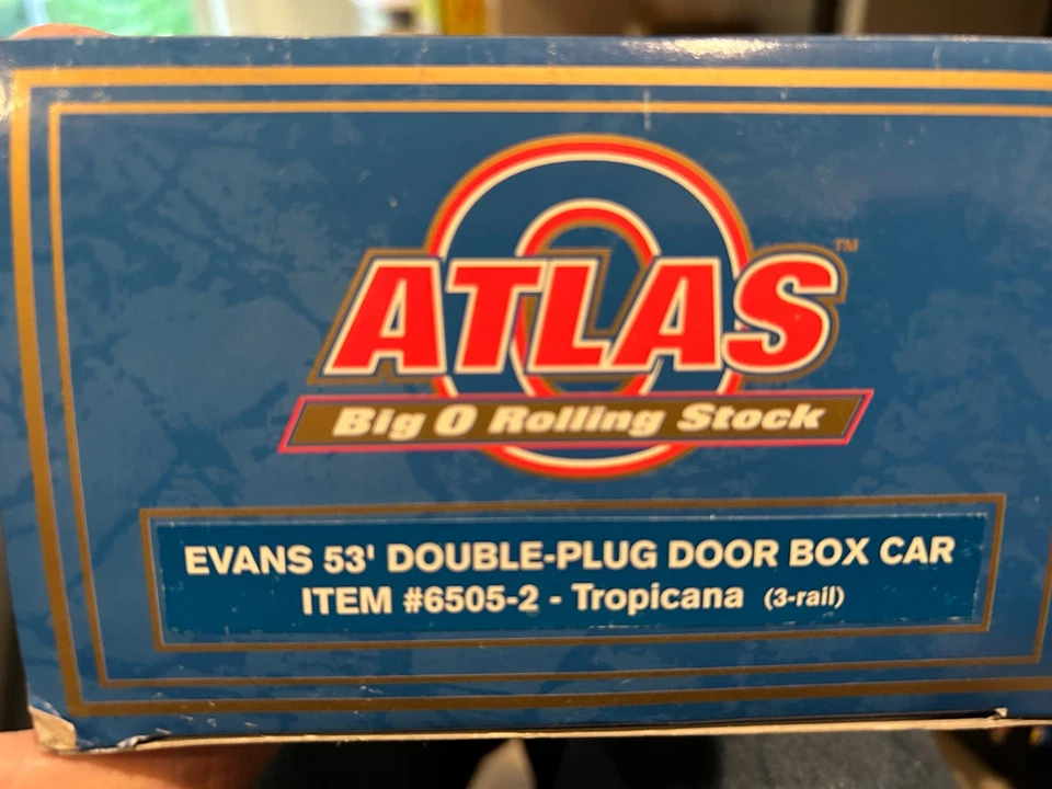Atlas 6505-2 Tropicana Evan's 53 Plug Door Boxcar Ln/Box - Image 2 of 4