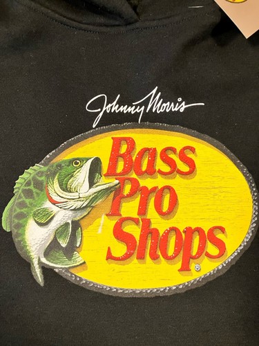 Bass Pro Shops Women's Hoodie Sweatshirt XL New With Tags Black Crop Top - Picture 8 of 8