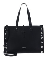Liu Jo Doba Esc Tote Schultertasche Shopper Tasche Nero Schwarz Neu