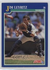 1991 Score Jim Leyritz #65 gp1