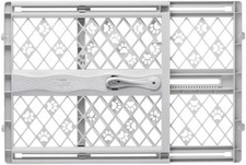MYPET North States Paws Portable Pet Gate: 26-40" Wide. Pressure Mount. No Tools