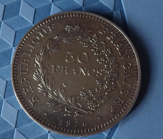 1 pièce 50 Francs Hercule 1976 argent