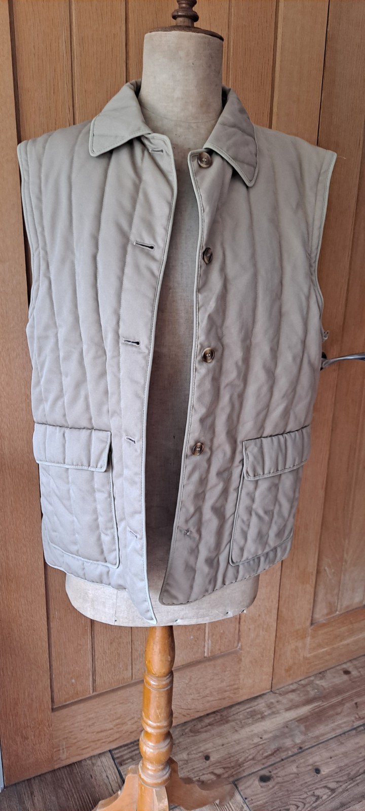 Vintage 80's Aquascutum Womens UK 12-14 2 in 1 quilted jacket/gilet image 8