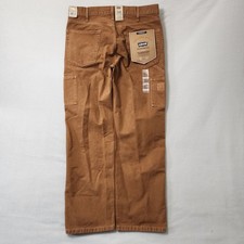Levis 568 Carpenter Pants Mens 34x32 Brown Loose Baggy Canvas Workwear Y2k Style
