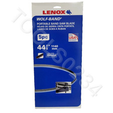 44-7/8" x 1/2 x 10/14 TPI Band Saw Blade Lenox Wolfband 8009838PW10145 Pack of 5
