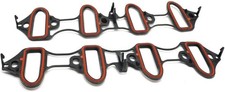 2Pcs Intake Manifold Gaskets Set Fits for Chevy Silverado Tahoe GMC Sierra 4.8L