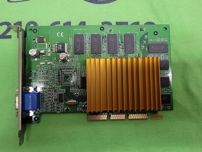 Jaton NVIDIA GeForce2 MX400 64MB AGP Video Card Used