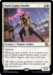 Dusk Legion Duelist #11 March of the Machine Rare MTG