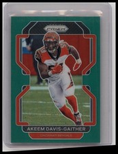 2021 Panini Prizm #275 Akeem Davis-Gaither Green