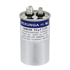 35Uf 35 MFD 370VAC 440VAC 450VAC 50/60Hz CBB65 CBB65B Run Start Capacitor 