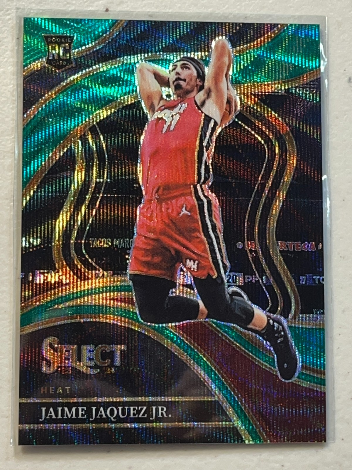 Jaime Jaquez Jr 2023 Panini Select /50 Green Wave Prizm Courtside RC Rookie #300