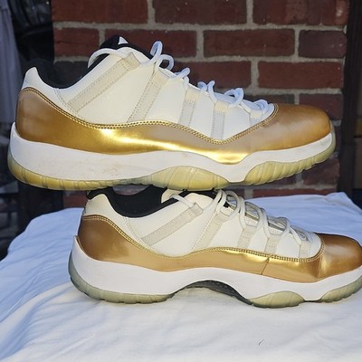 Jordan Air Jordan 11 Retro Low Closing Ceremony 2016 White Gold 528895-103 Men's