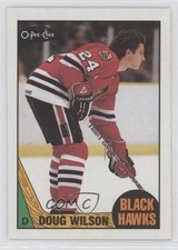 1987-88 O-Pee-Chee Doug Wilson #14 HOF 13tq