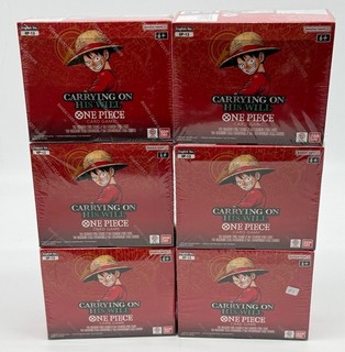 Lot of (6) One Piece Card Game OP 13 Carrying On His Will Booster Boxes
