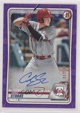 2020 Bowman Prospects Auto Purple 54/250 Cole Stobbe #PA-CS Auto 5lp