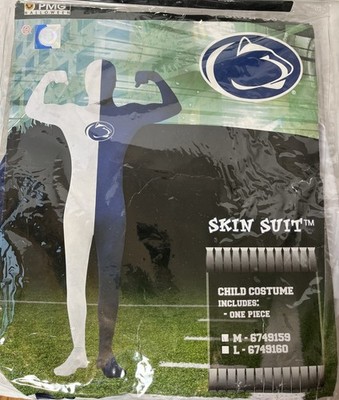 Penn State Nittany Lions Kids Skin Suit Costume Halloween NEW Medium Morph Suit