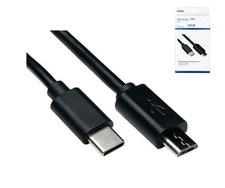 DINIC USB-C 3.1 auf Micro-USB Kabel, 0,5 m, Schwarz (USBC-MB-05M-SKB) #7841751