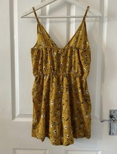 Unbranded Playsuit Yellow Jumpsuits Playsuits for Women for sale