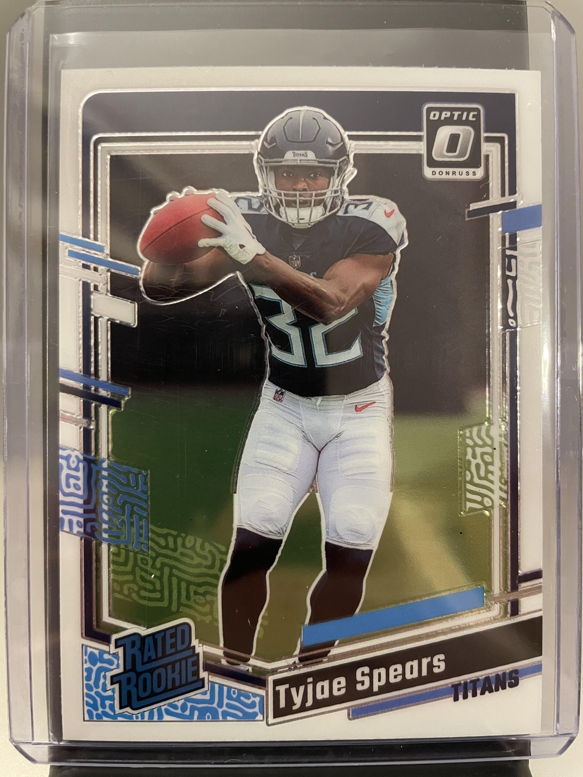 2023 Donruss Optic #297 Tyjae Spears RC - Rated Rookie