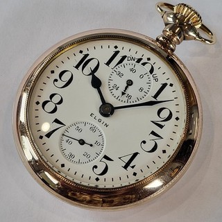 L79 CRONOMETRO MILITARE ELGIN 21J GRADO 18s UP DOWN INDICATORI LIBRETTI $6.975 A !