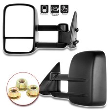 Pair Manual Tow Mirrors for 99-06 Chevy Silverado GMC Sierra 1500 2500 3500 HD