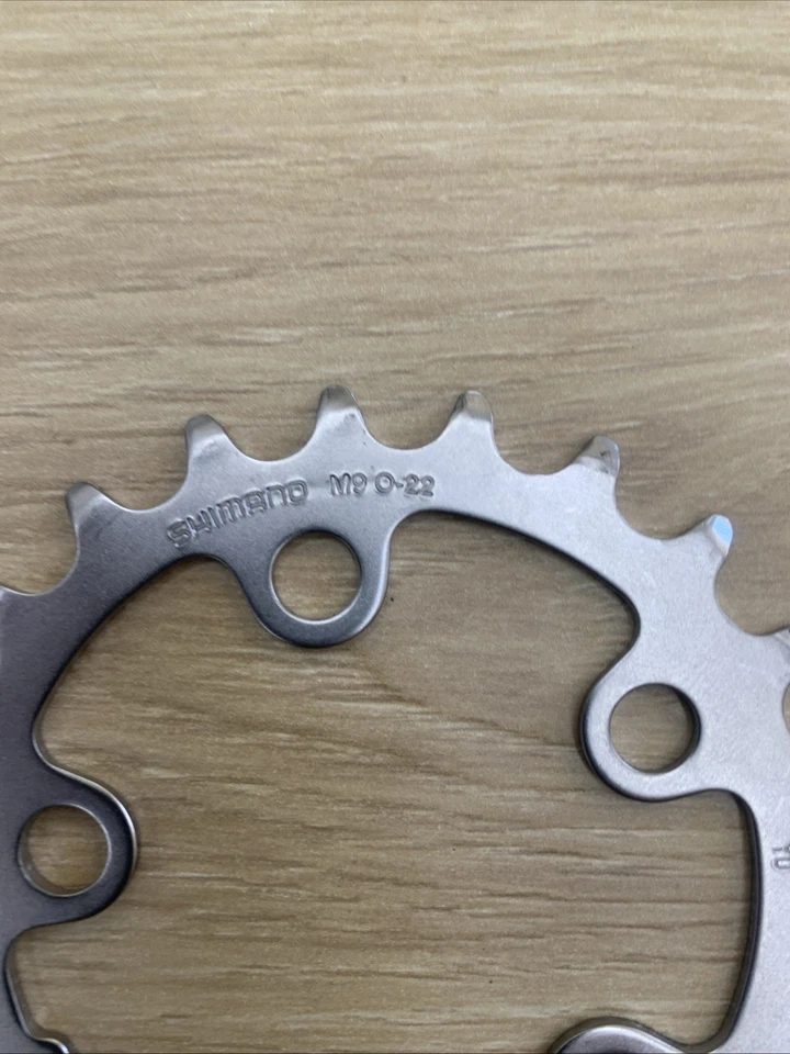 Plato MTB Shimano M750 Deore XT/LX O-22T x 58BCD-NUEVO/NOS-5 a 9 velocidades-'01 como nuevo Foto 4 de 4
