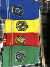 Juego de 4 toallas de té Harry Potter Hogwarts House multicolor Gryffindor Hufflepuff