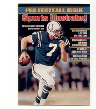 1999 Sports Illustrated BERT JONES Baltimore Colts Covers Insert Card