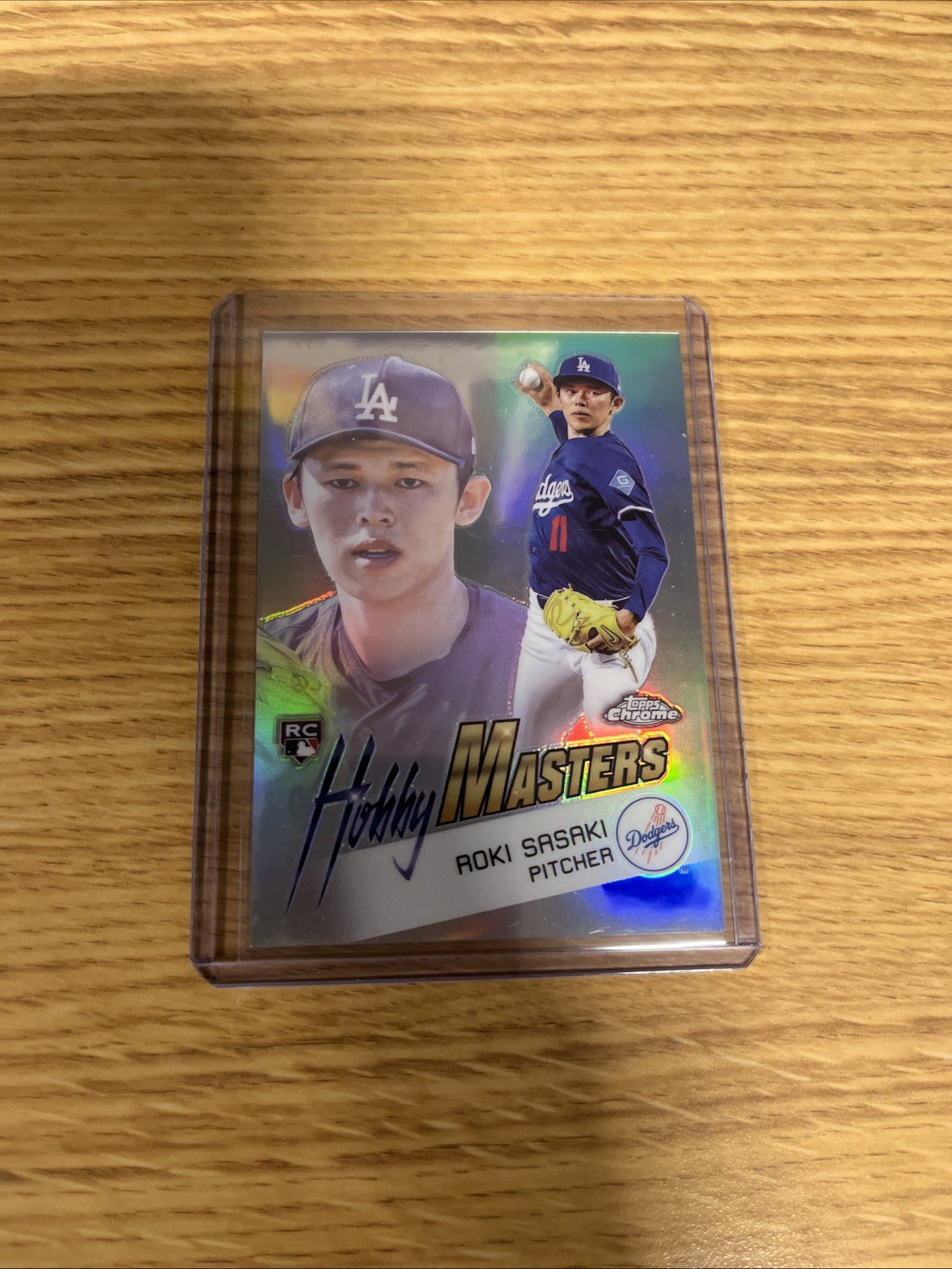 Roki Sasaki 2025 Topps Chrome #HM-19 Hobby Masters Rookie RC