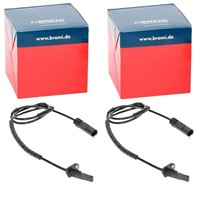2X Bremi ABS-SENSOREN Hinten Passend FÜR BMW 1 2 3 4 Links+Rechts | 51515