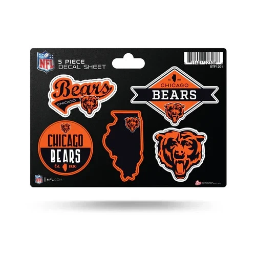 Decalcomania Chicago Bears Adesivo Vinile CHICAGO BEARS - Decalcomania Per Auto, Finestre, Caschi, 5 Taglie Diverse Decal Auto Chicago Bears - Foto 9