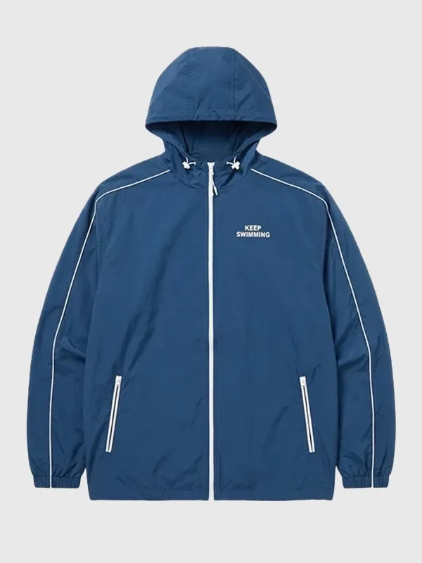 Men Blue Keep Swimming BTS Jacket | eBay