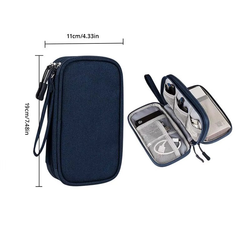 Travel Cable Organizer Bag Pouch Portable Electronic Accessories Carry Case*