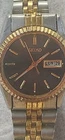 FOR REPAIR Seiko Women 7N83-0049 253191  Black Dial Day/Date 5" TO 6" LONG