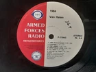 Armed Forces Radio 1984 Van Halen The English Beat Vtg Record Stereo RL 4-4