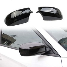 Bright Black Side Door Mirror Cover Molding Trim for Dodge Bright black