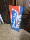 Vintage BF Goodrich Tires Metal Sign Man Cave 48" x 20" 2 Sided