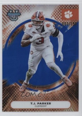 2025 Bowman U Blue Refractor /150 TJ Parker #89 1k3z