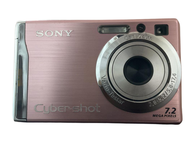 Sony Cyber-shot DSC-W80 Pink 7.2MP 3x Zoom Compact Digital Camera