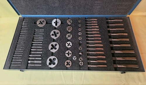 Vintage TRW - Greenfield 84 Piece ~ THREADING / TAP & DIE SET  -  SAE ~ USA - Picture 1 of 16