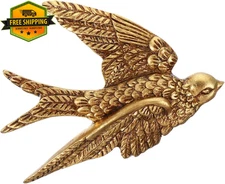 Swallow Bird Wall Decor, Minimalist Metal Wall Art for Bedroom Living Room