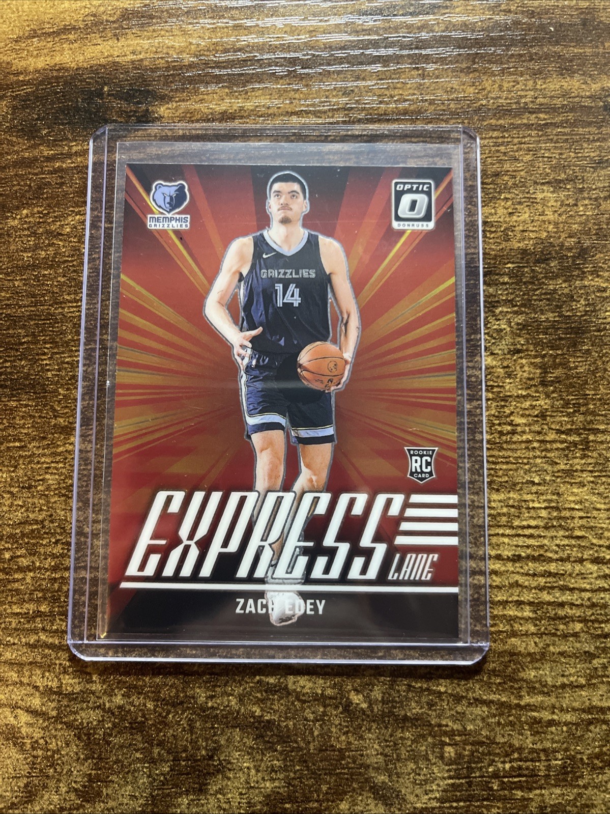 ZACH EDEY ROOKIE EXPRESS LANE 2024-25 PANINI DONRUSS OPTIC BASKETBALL