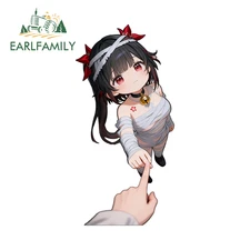 EARLFAMILY 5.1" Genshin Impact Anime Car Sticker Caravan Artistic Truck RV Decal